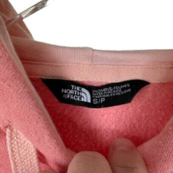 The North Face | Pink Peach Abstract Print Sweatshirt Size Small - Picture 3 of 8